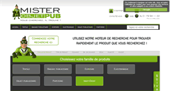 Desktop Screenshot of misterobjetpub.com